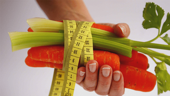 carrots and celery to lose weight with the right diet